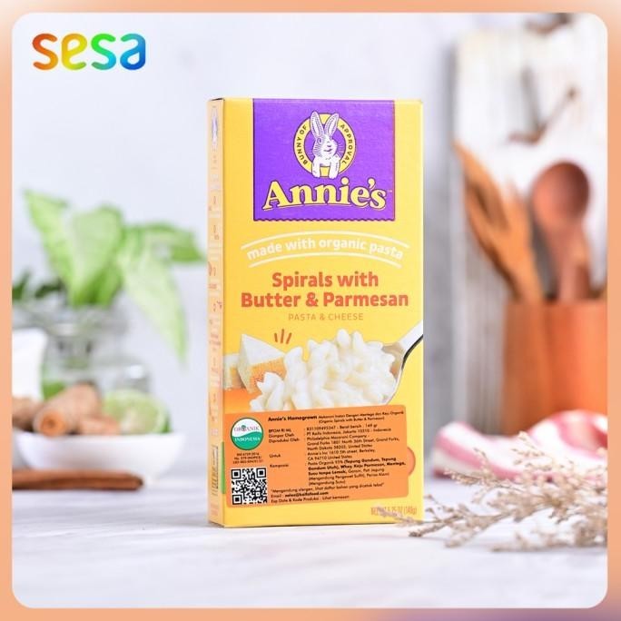 

BIG SALE ANNIE'S MACARONI AND CHEESE SPIRALS WITH BUTTER & PARMESAN 149G !!!!!