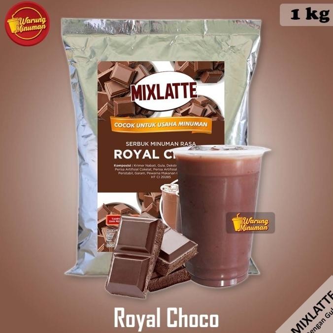 

BIG SALE BUBUK MINUMAN 1 KG ROYAL CHOCO COKELAT - MIXLATTE TERCAMPUR GULA !!!!!