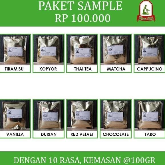 

BIG SALE PAKET SAMPLE BUBUK MINUMAN !!!!!
