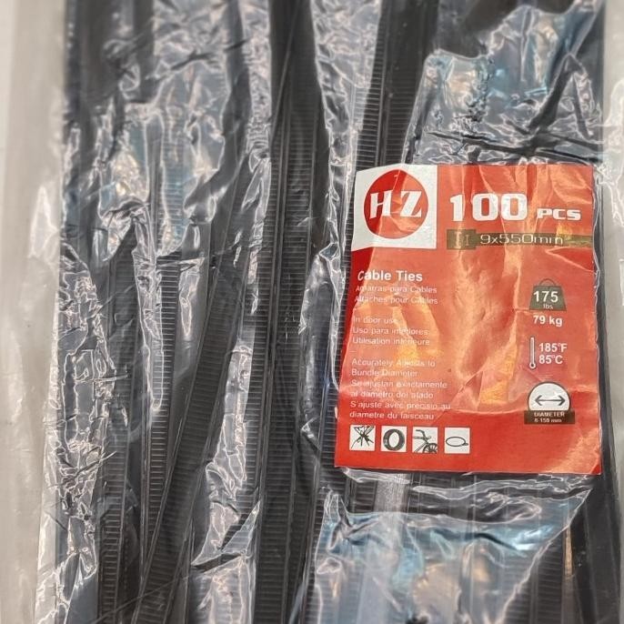 

Hz-550 - Kabel Ties Ukuran 550 X 9 Mm - Hua Zheng Premium Murah Baru
