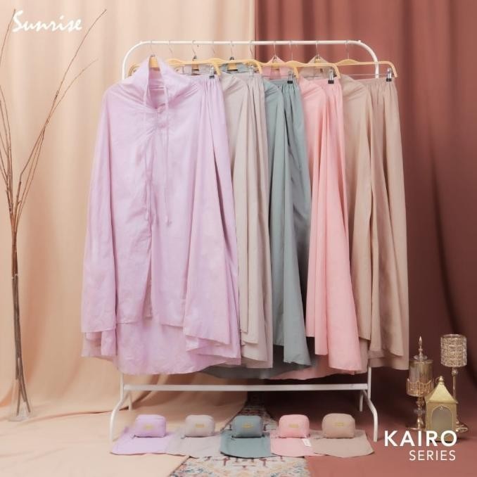 Sunrise - Mukena Travel Parasut Sutera Kairo Series