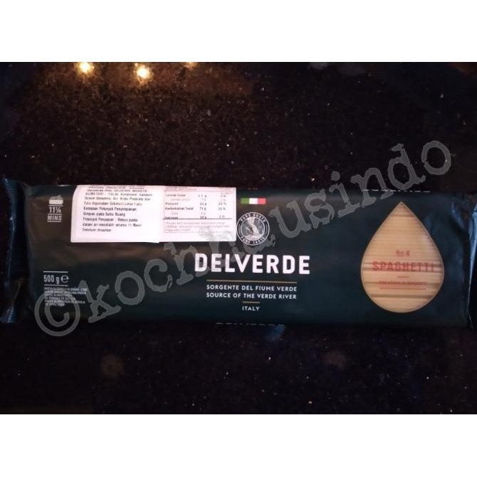 

NEW PRODUK DELVERDE PASTA SPAGHETTI CON ACQUA DI SORGENTE 500GR !!!!!