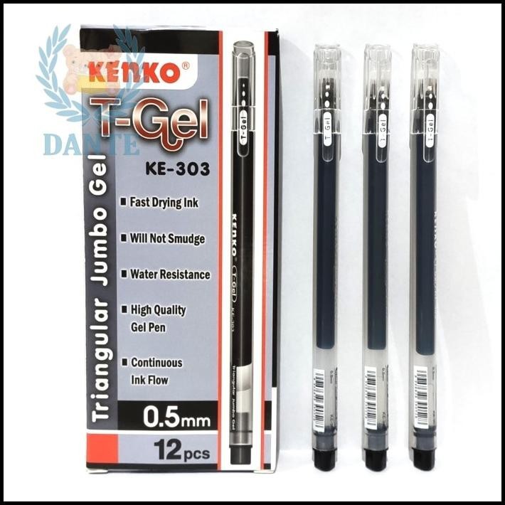 

BEST DEAL PULPEN KENKO T-GEL KE-303 TRIANGULAR JUMBO GEL ( PER LUSIN ) !!