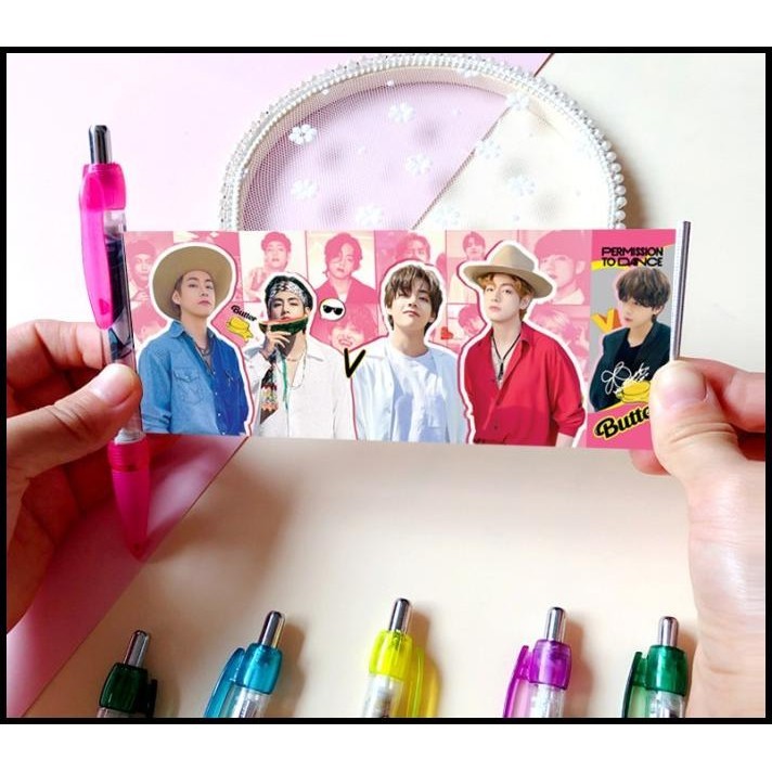 

DISKON KPOP BTS PULPEN GEL TINTA HITAM BTS ARMY PEN BTS SOUVENIR KPOP 522-59 !!!