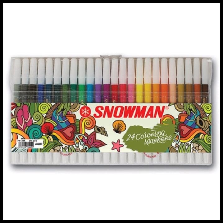 

DISKON SPIDOL SNOWMAN 12 WARNA