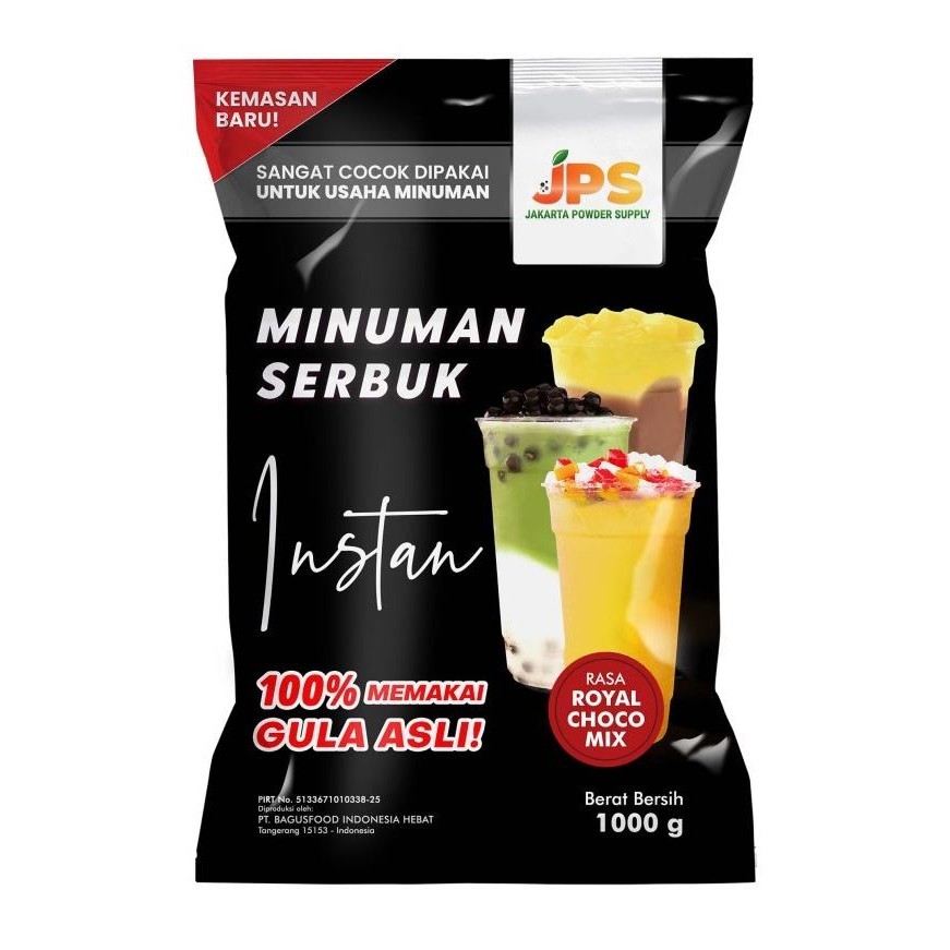 

NEW PRODUK BUBUK MINUMAN 1 KG ROYAL CHOCO COKELAT COKLAT JPS MIX DENGAN GULA !!!!!