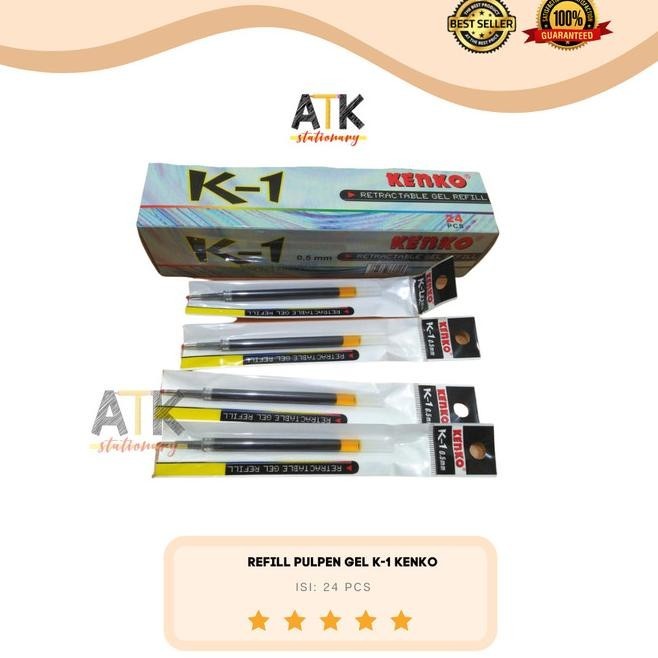 

Refill Isi Ulang Pulpen Gel K1 Kenko Atk | Casmenon