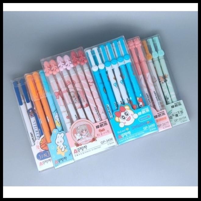 

BEST DEAL BOLPEN SET ISI 12PCS BISA DIHAPUS / ERASABLE PEN SET ISI 12PCS !!!!!!