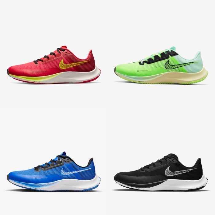 SEPATU RUNNING LARI NIKE AIR ZOOM RIVAL FLY 3 GREEN ORIGINAL