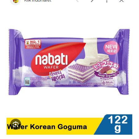 

Richeese Nabati Goguma 122 gr Original