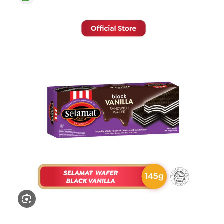 

Wafer Selamat Black Vanilla 145gr Original