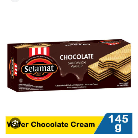 

Wafer Selamat Chocolate 145gr Original