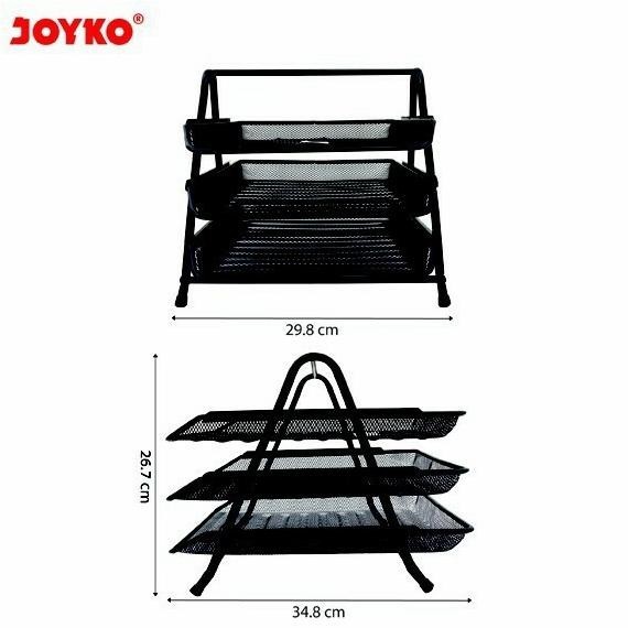 

Document Letter Tray Rak Kertas Tempat Dokumen 3 Susun Joyko Dt-25 Premium Murah Baru