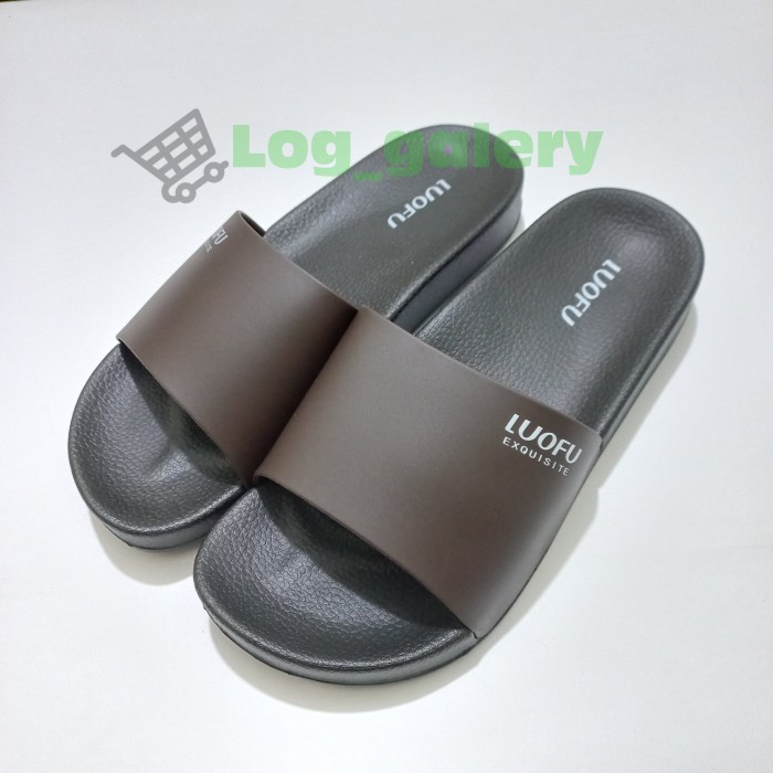 Sandal Pria Slipper/Slide/Selop Luofu E6169 K6Wk