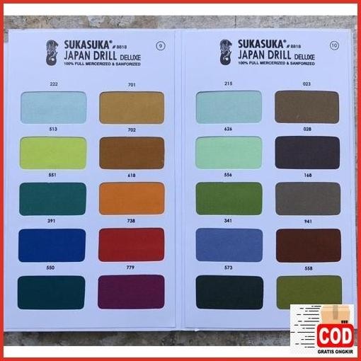 Hot Promo Japan Drill( Suka - Suka )Hight Quality Fabric-Kain Seragam Japan Drill Grosir Dan Ecer Me