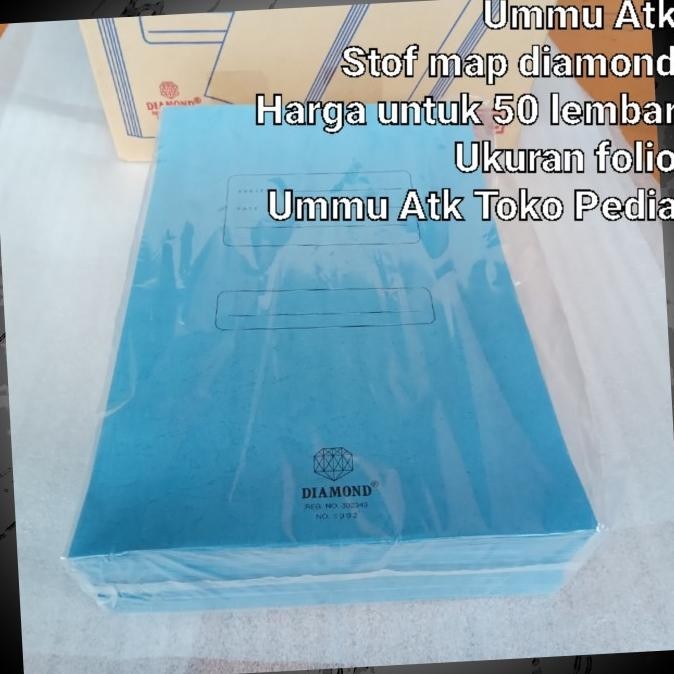 

Stof Map Folio Diamond Biru Tua Kualitas Premium