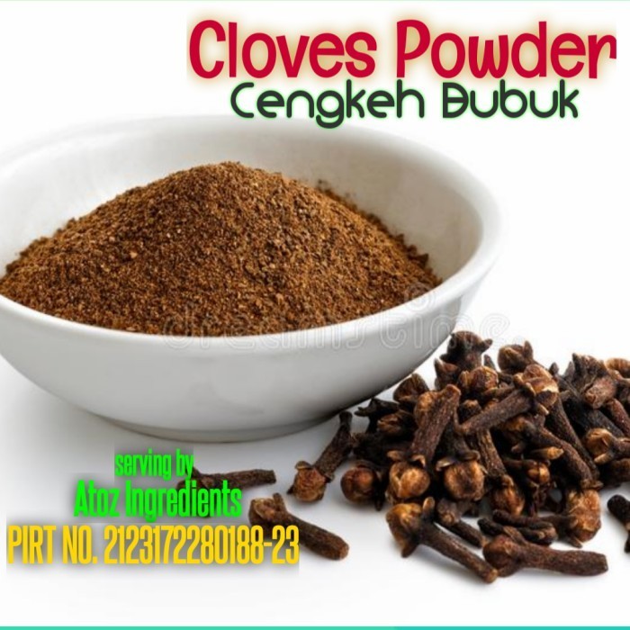 

Adlian Cengkeh Bubuk Murni 100Gr / Premium Quality /Pure Cloves Powder 100Gr