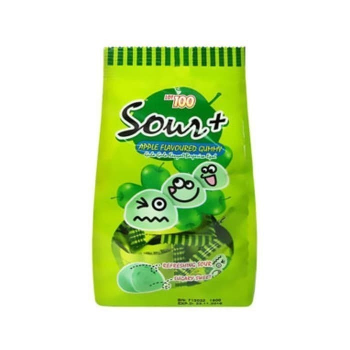 

Lot100 Sour+ Flavoured Gummy - 100 Gr