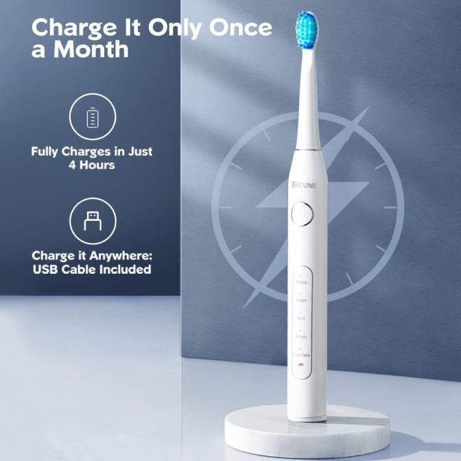 Bitvae Sikat Gigi Elektrik -  Rechargeable Electric Toothbrush D2 | Fatezio