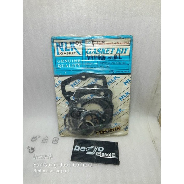 gasket packing paking perpak cylinder head kop blok seal oring top set topset kit HONDA GL PRO NEOTE