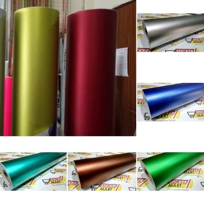 

Sticker Metalic Paint Matte (Satin Metalik) Grosir