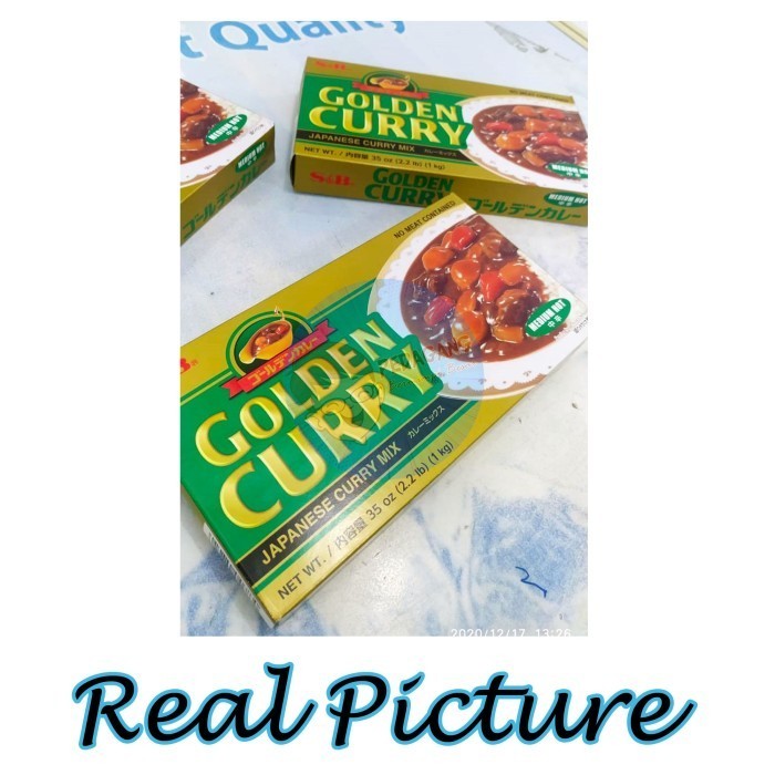 

S&B Golden Curry 1Kg Medium Hot Kari Blok Kari Jepang