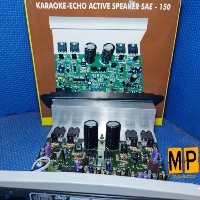 Diskon Kit Modul Tone Control Speaker Aktif Stereo Karaoke Echo Mix