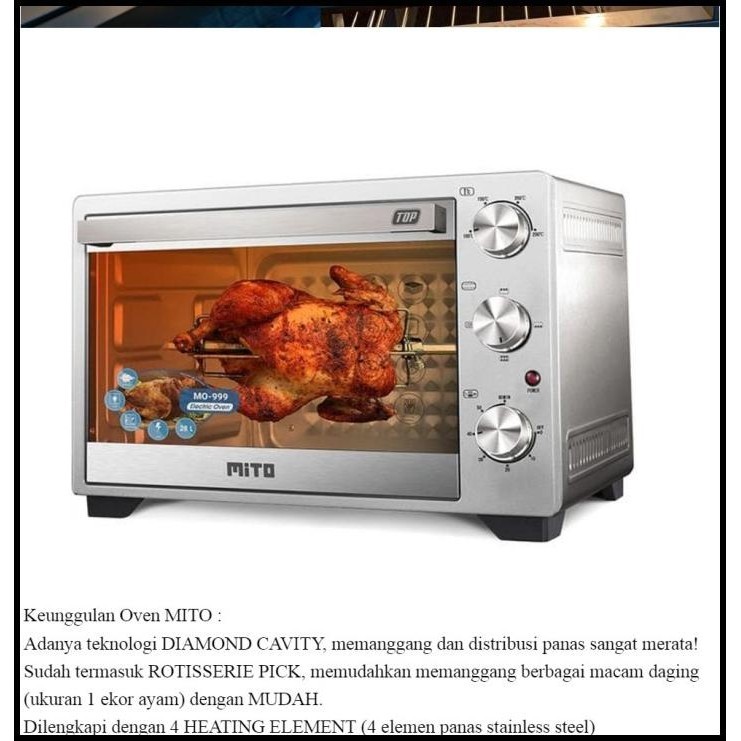 MITO ELECTRIC OVEN MO-999