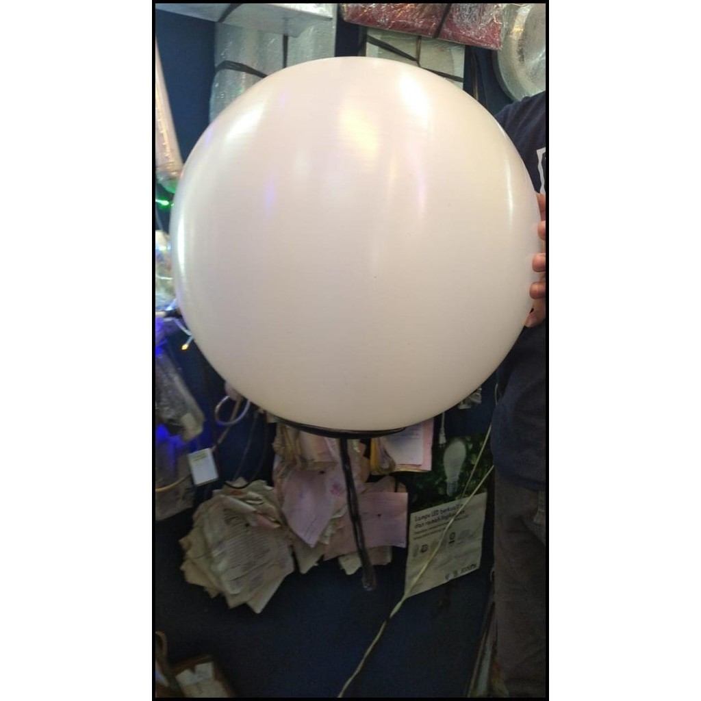 LAMPU TAMAN / PILAR BULAT DIAMETER 40CM POLYTHYLENE