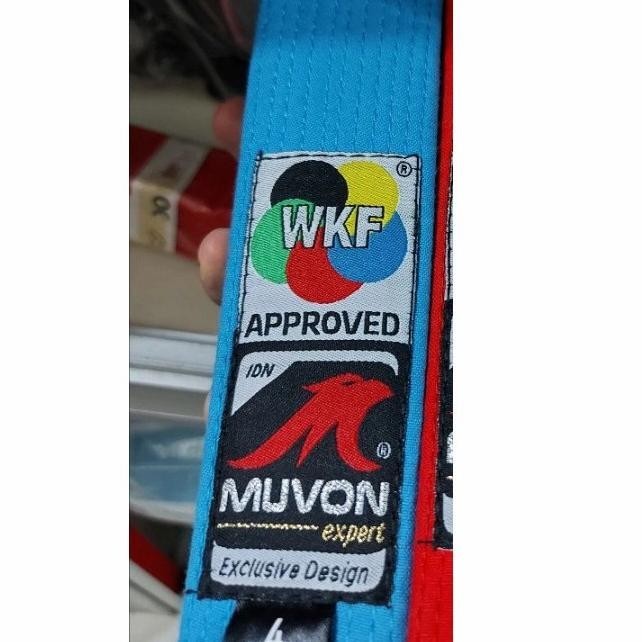 Sabuk Karate Muvon Wkf Approved Sabuk Khusus Kata Original 100% GT