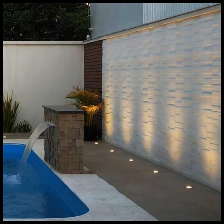 LAMPU TANAM TAMAN LANTAI SUDUT TANGGA SOROT LED GROUND PLUG OUTDOOR