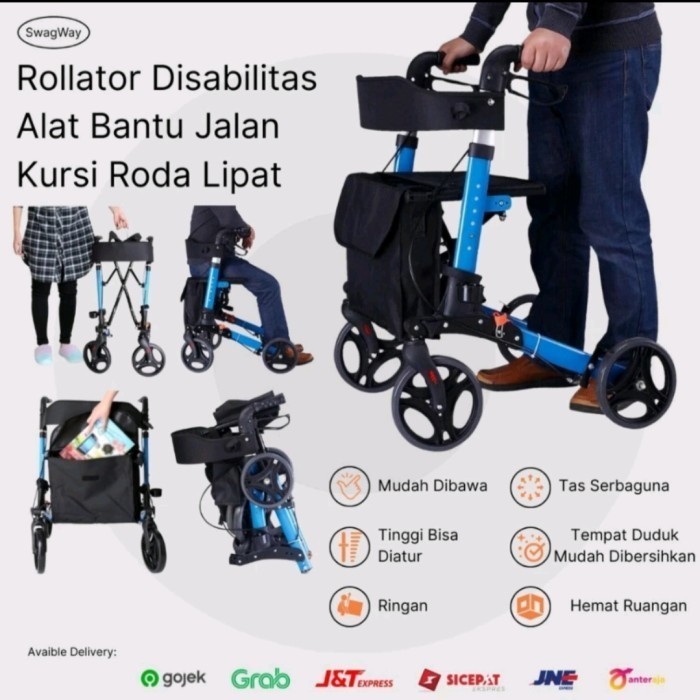 

Rollator Lker Lansia Multifungsi Nyaman Berkualitas