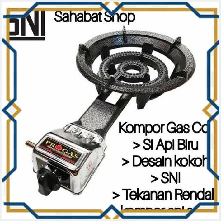 [jby] kompor gas cor kompor mawar api seribu model tekanan rendah suggo progas