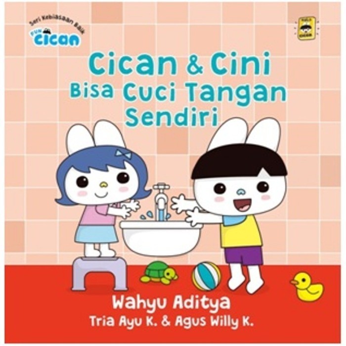 

Seri Fun Cican Cican Dan Cini Bisa Cuci Tangan Sendiri Boardbook