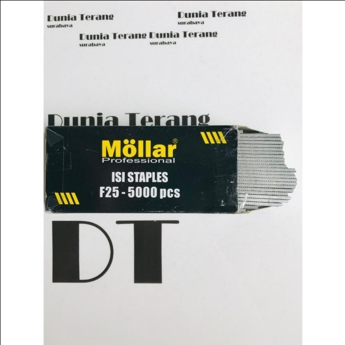 Refill Isi Paku Tembak F25 Mollar 5000Pcs U Mesin Paku Tembak Angin Star