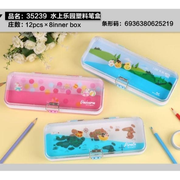 

KJ !!TEMPAT PENSIL PENCIL CASE KOTAK PENSIL AIR TEMPAT ATK ANAK SEKOLAH MOTIF FLOATING IS FUN 35239