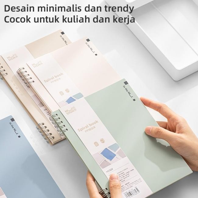 

Nusign Spiral Notebook Buku Catatan Jilid Spiral A5 B5 60 Lembar Ns30X Baktioktavianiseller