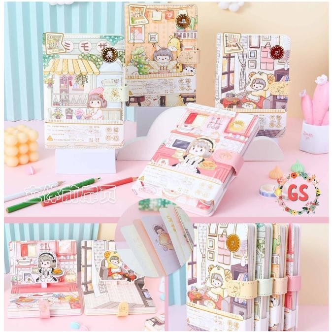 

Magnetic Notebook Diary Sweet Coupon / Jurnal Agenda Buku Tulis Import Baktioktavianiseller