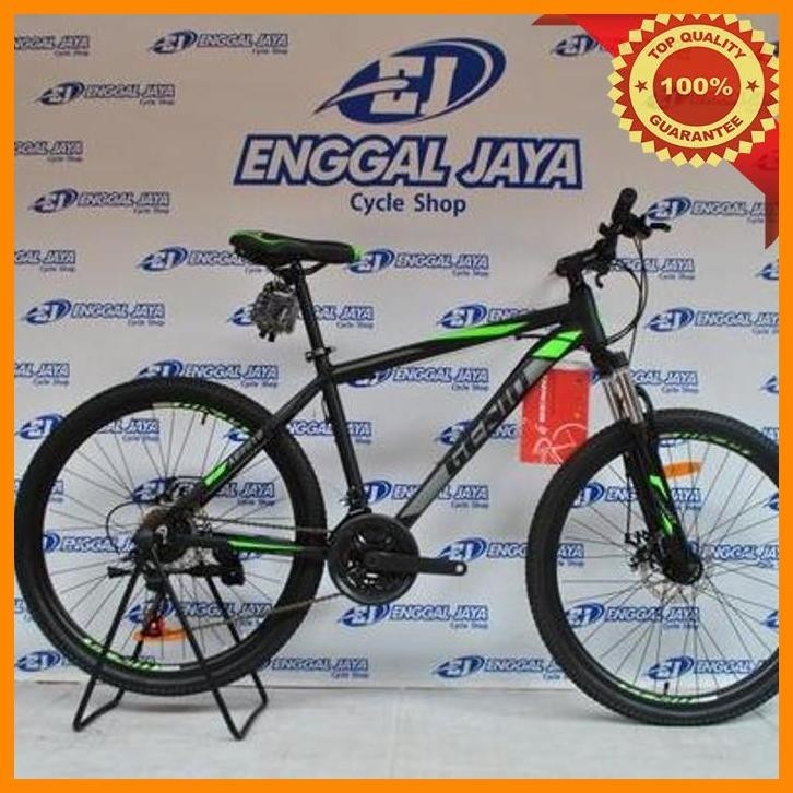 (BK SEPT) SEPEDA MTB UNITED GENIO ARROYO ELITE ALLOY 21 SPEED DISC BRAKE 26 INCH NOT POLYGON MONARCH