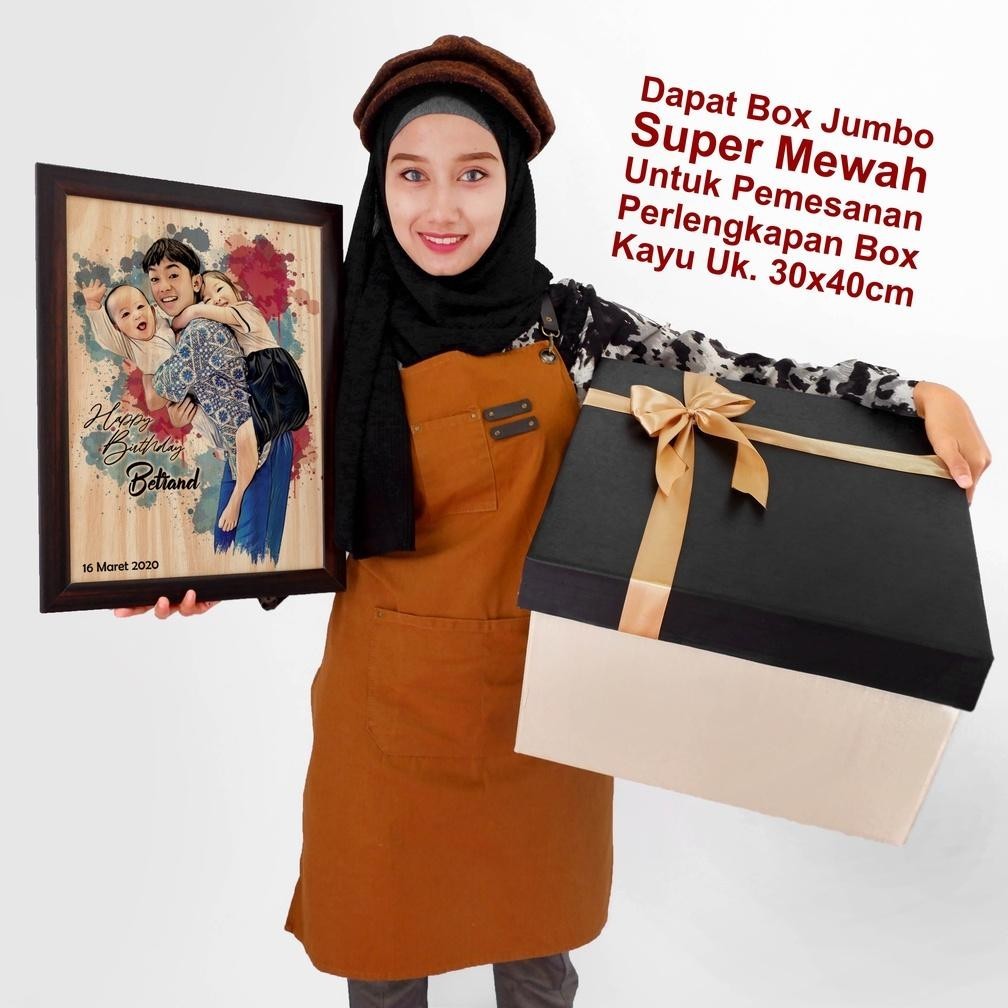 

Beli 2 Murah Kotak Kado Berpita Jumbo / Bungkus Hamper / Packaging Hadiah / Hampers Box / Unik Goni Aestetic