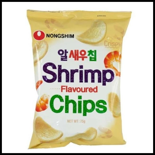 

[75Gr] Nongshim Shrimp Flavoured Chips Snack - Makanan Ringan Korea