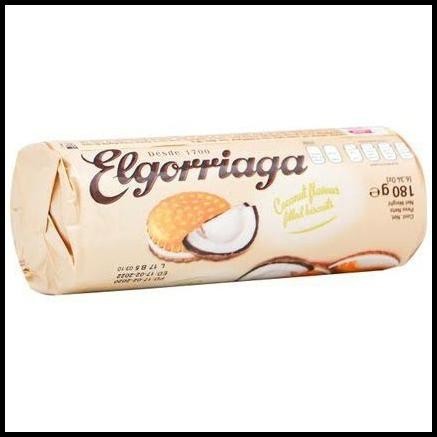 

[180Gr] Elgorriaga Coconut Cookies - Biskuit Isi Rasa Kelapa
