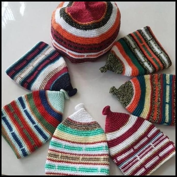 SALE GRATIS ONGKIR PECI KOPIAH RAJUT AFRIKA ART. L7577 IMPRESAWATI