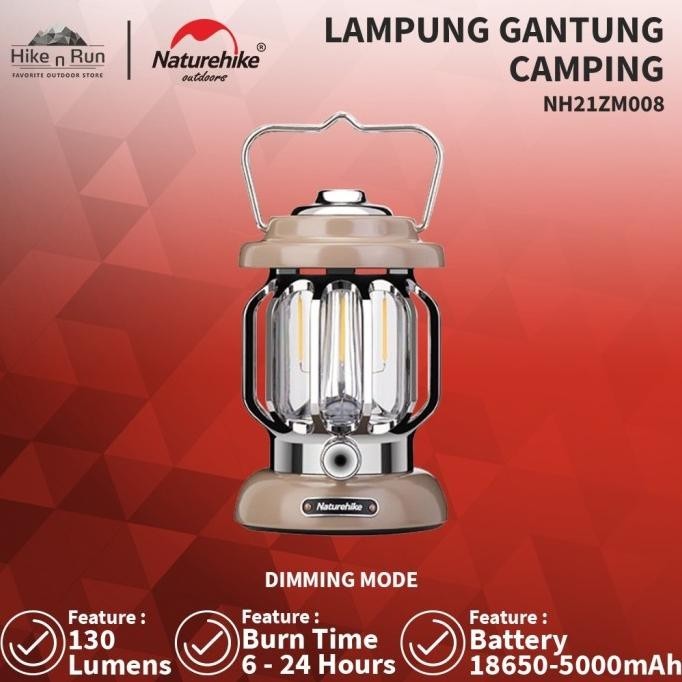 Lampu Gantung Naturehike NH21ZM008 Hanging Camping Light
