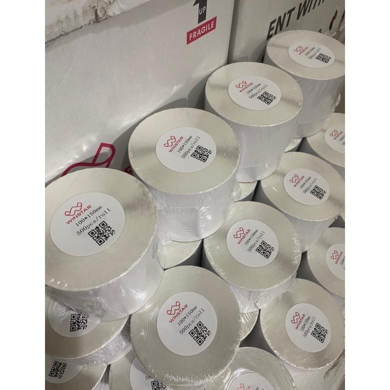 

My56 Kertas Thermal Sticker/Label sticker thermal 100 x 150 MM Barcode UK A6 Murah Original