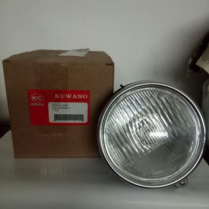 Reflektor lampu depan cb100 merk kuwano Import Premium