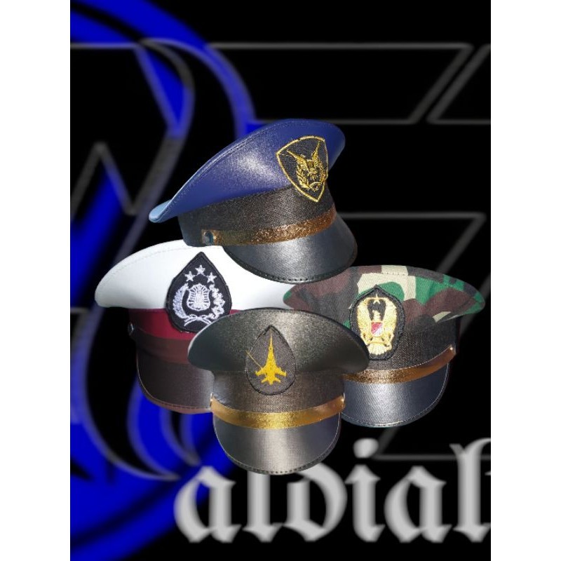 TOPI PILOT TNI AU TNI AD POLANTAS ANAK / BERKUALITAS TINGGI
