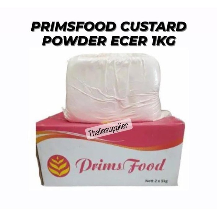 

PRIMSFOOD CUSTARD POWDER ECER 1KG COCOK UNTUK VLA PUDING & ISIAN SOES K01