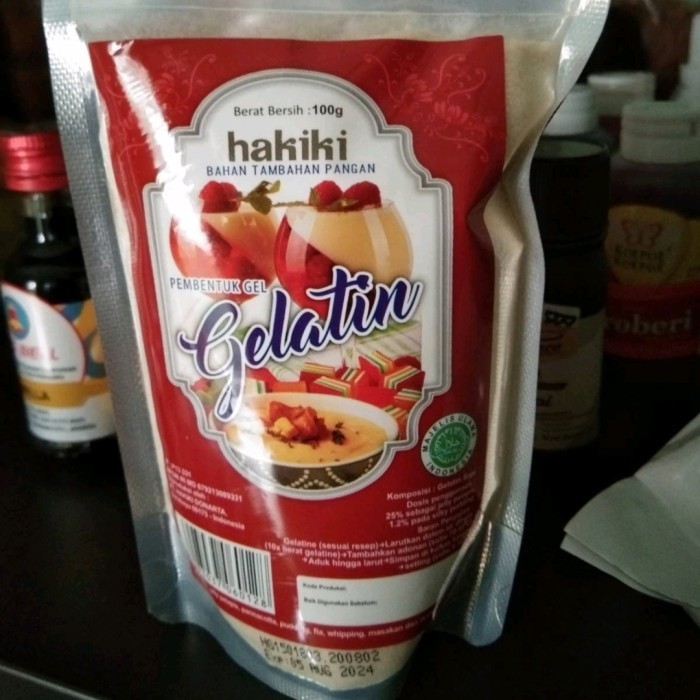 

Gelatin halal Hakiki kemasan 100 gr K01