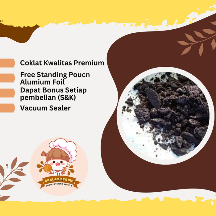 

Coklat Bubuk Halus Cookie Crumble Black 250gr 400gr 1kg 2,5kg 5kg K01